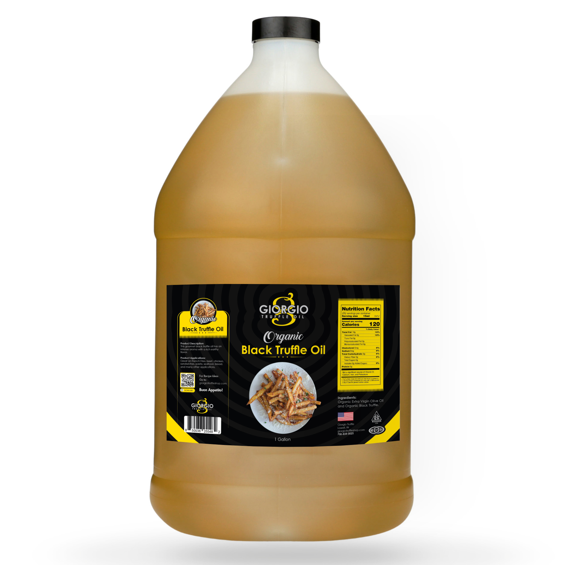 Infused Extra Virgin Olive Oil | Garlic | 1 Gallon / 3.8 Liter